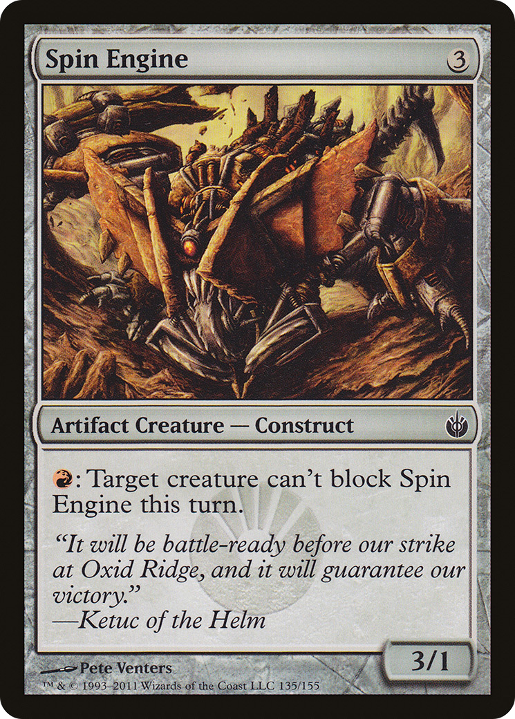 Spin Engine (135) Foil - Mirrodin Besieged