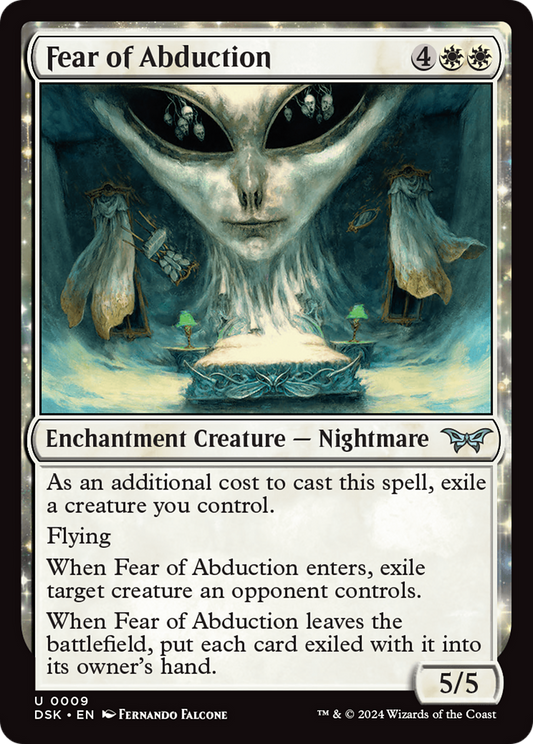 Fear of Abduction [Duskmourn: House of Horror] Foil