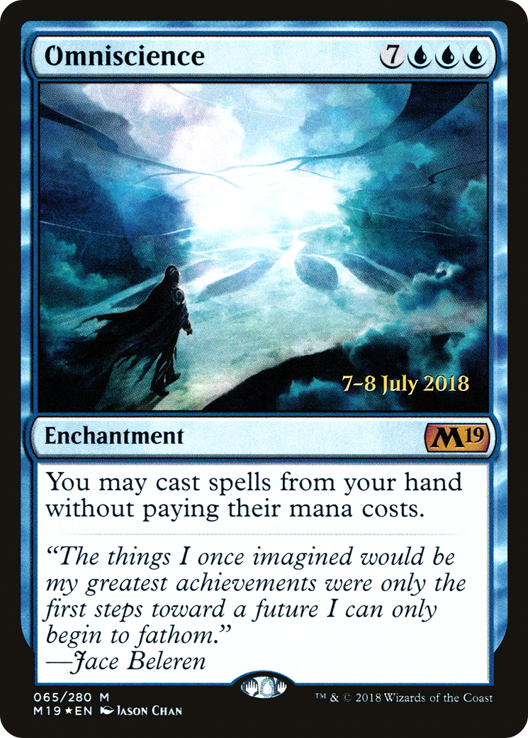 Omniscience (065) Foil - Core Set 2019 Promos