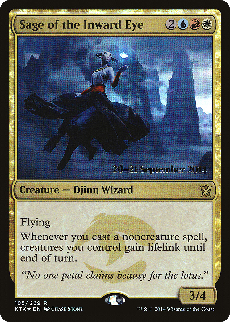 Sage of the Inward Eye (195s) Foil - Khans of Tarkir Promos