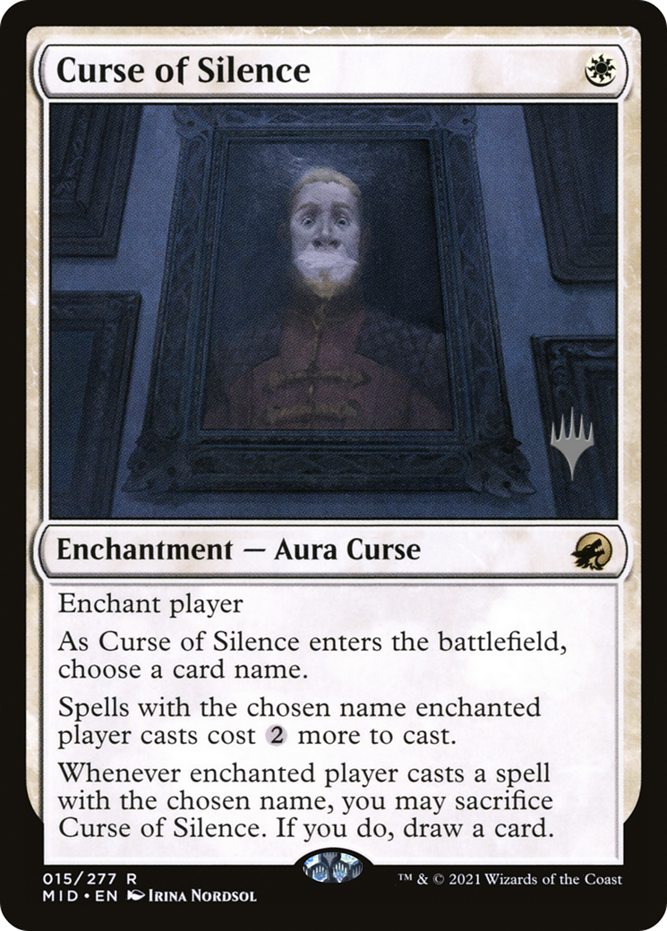 Curse of Silence (15p) Foil - Innistrad: Midnight Hunt Promos