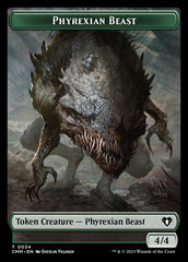 Eldrazi Spawn // Phyrexian Beast Double-Sided Token [Commander Masters Tokens] | Silver Goblin