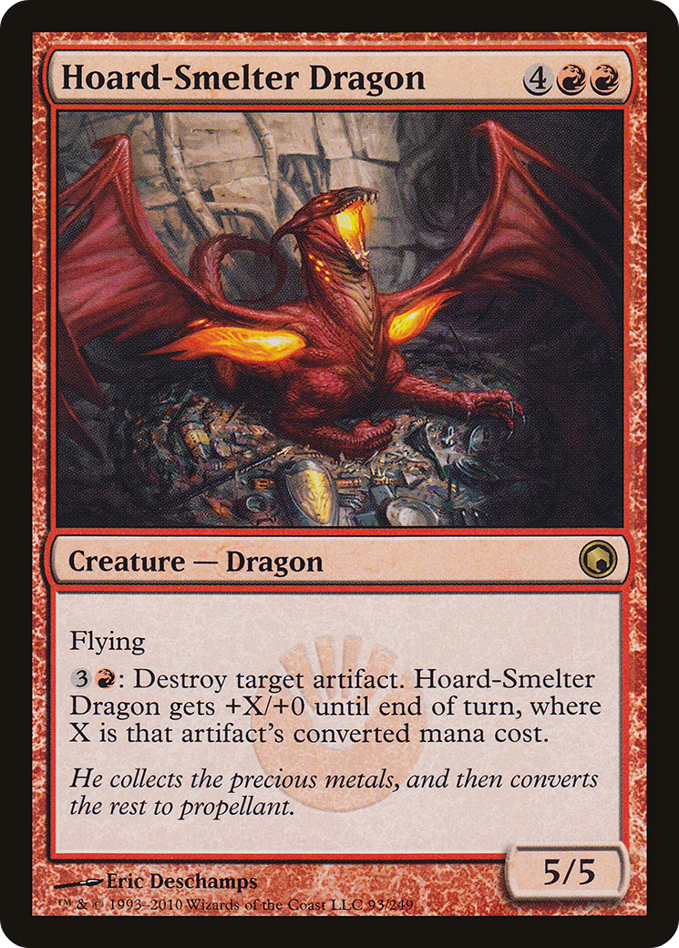 Hoard-Smelter Dragon (093) - Scars of Mirrodin