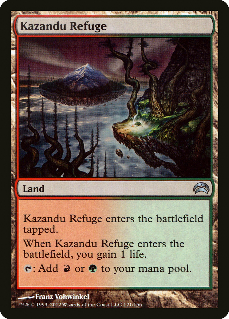 Kazandu Refuge (121) - Planechase 2012