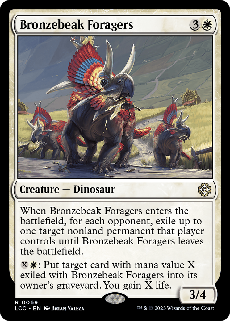 Bronzebeak Foragers [The Lost Caverns of Ixalan Commander] | Silver Goblin