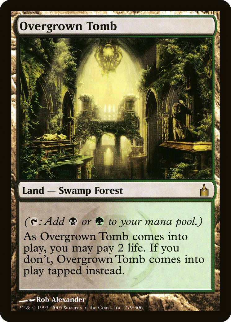 Overgrown Tomb (279) - Ravnica: City of Guilds