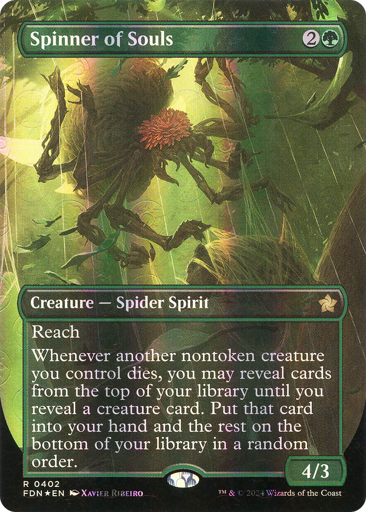 Spinner of Souls (Borderless) (Mana Foil) [Foundations] | Silver Goblin