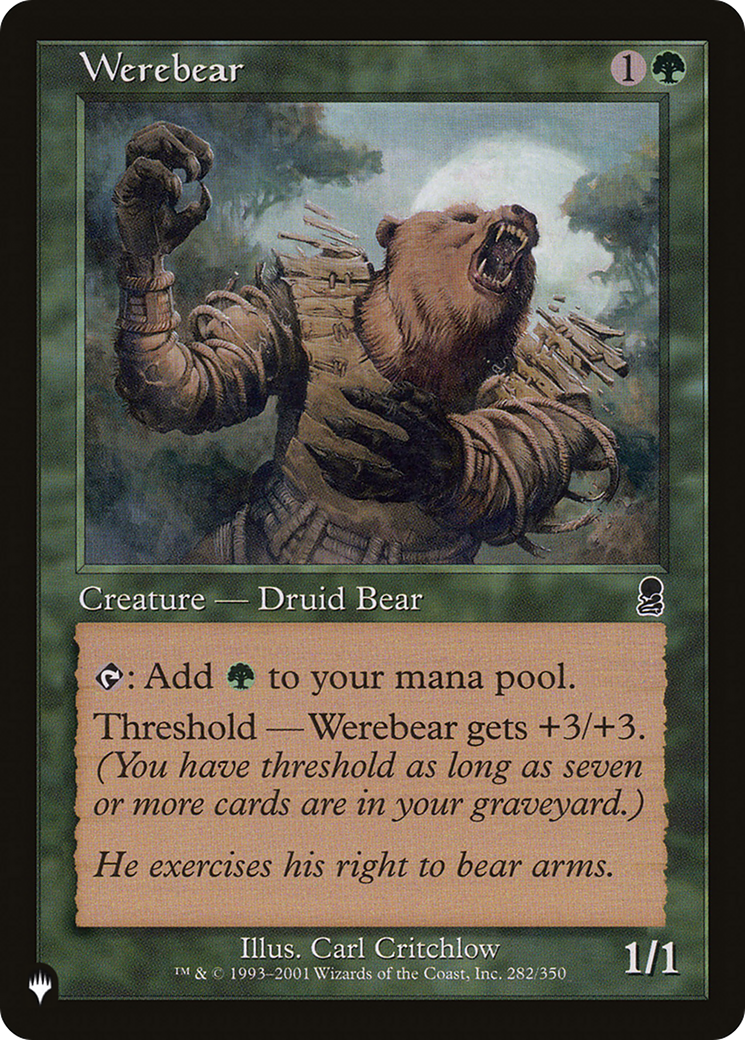 Werebear [The List Reprints] | Silver Goblin