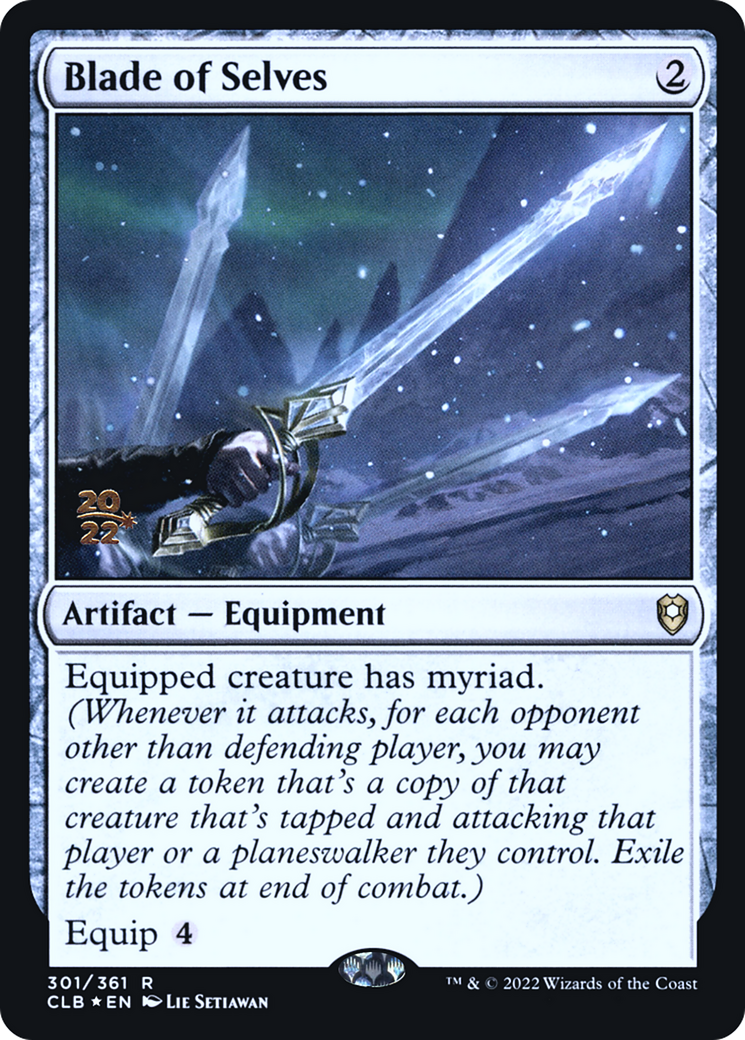 Blade of Selves (301s) Foil - Battle for Baldur's Gate Promos