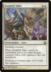 Knightly Valor [The List Reprints] | Silver Goblin