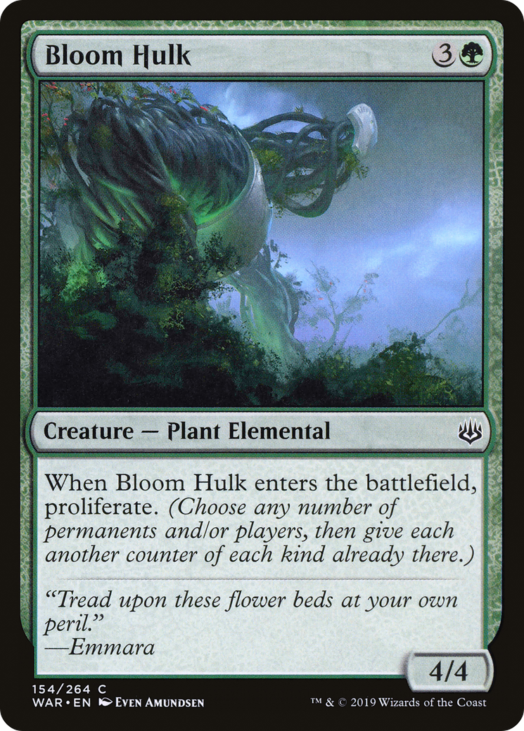 Bloom Hulk (154) Foil - War of the Spark
