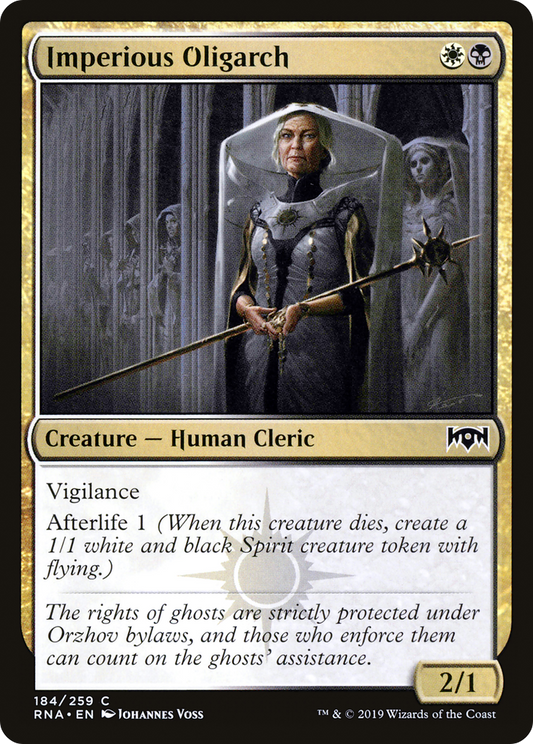 Imperious Oligarch (184) - Ravnica Allegiance
