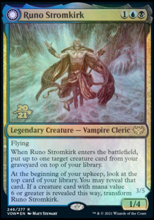 Runo Stromkirk // Krothuss, Lord of the Deep (246s) Foil - Innistrad: Crimson Vow Promos