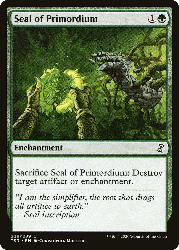 Seal of Primordium [Time Spiral Remastered] | Silver Goblin