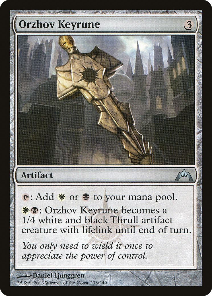 Orzhov Keyrune (233) Foil - Gatecrash