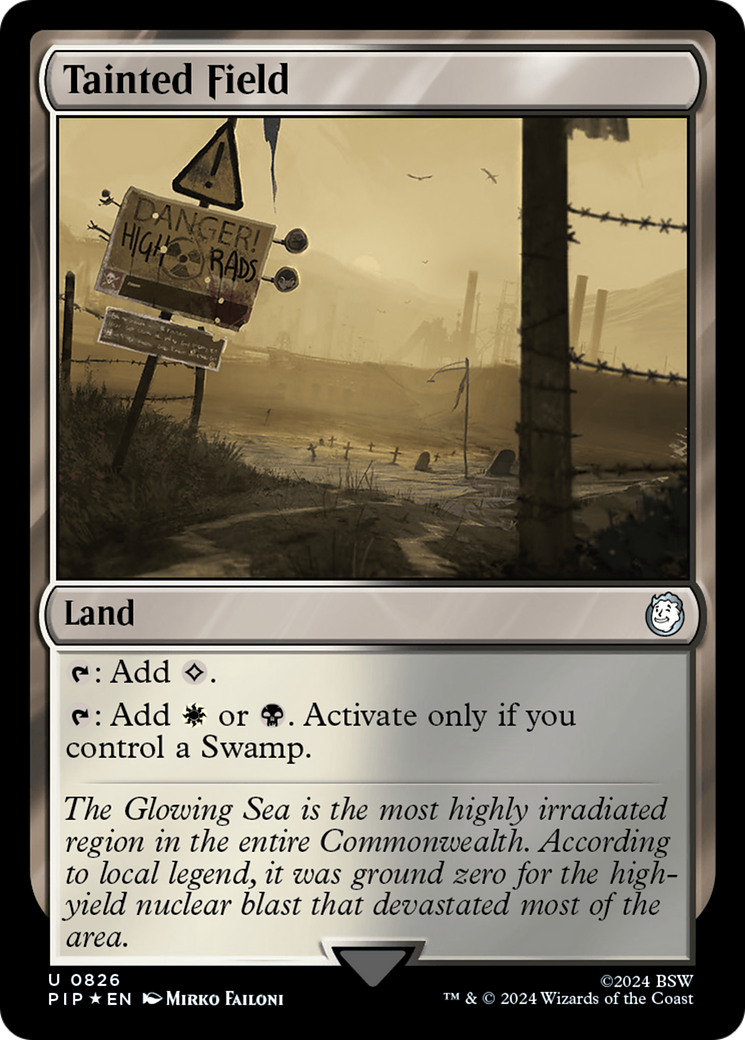 Tainted Field (Surge Foil) (826) Foil - Fallout