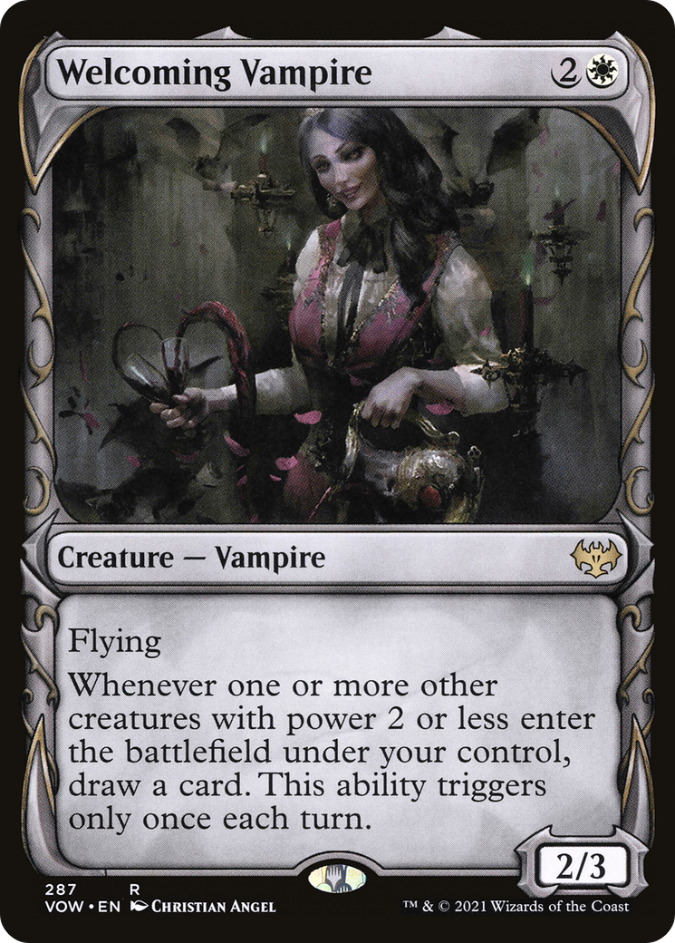 Welcoming Vampire (Showcase) (287) - Innistrad: Crimson Vow