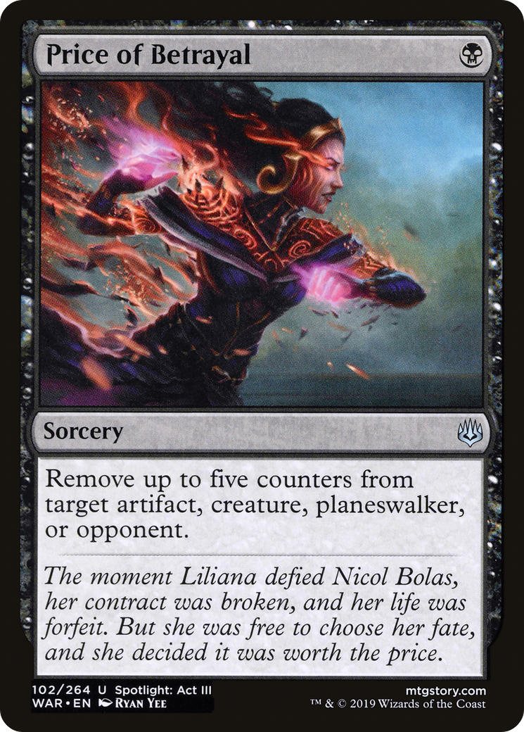 Price of Betrayal (102) Foil - War of the Spark