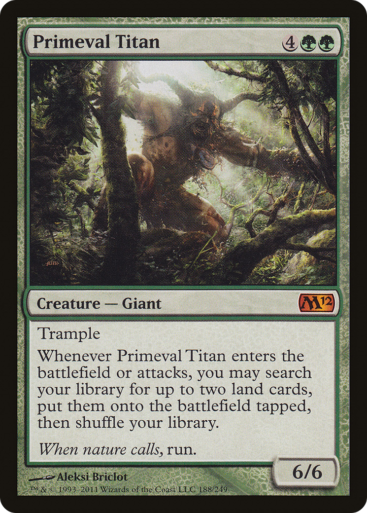 Primeval Titan (188) Foil - Magic 2012