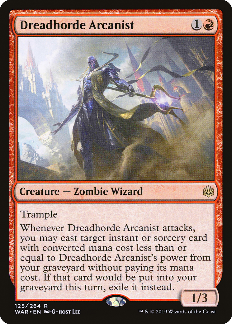 Dreadhorde Arcanist (125) Foil - War of the Spark