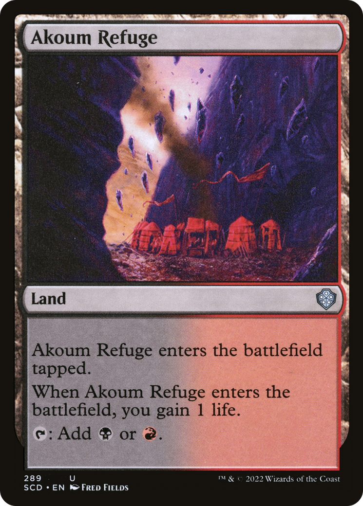 Akoum Refuge [Starter Commander Decks]