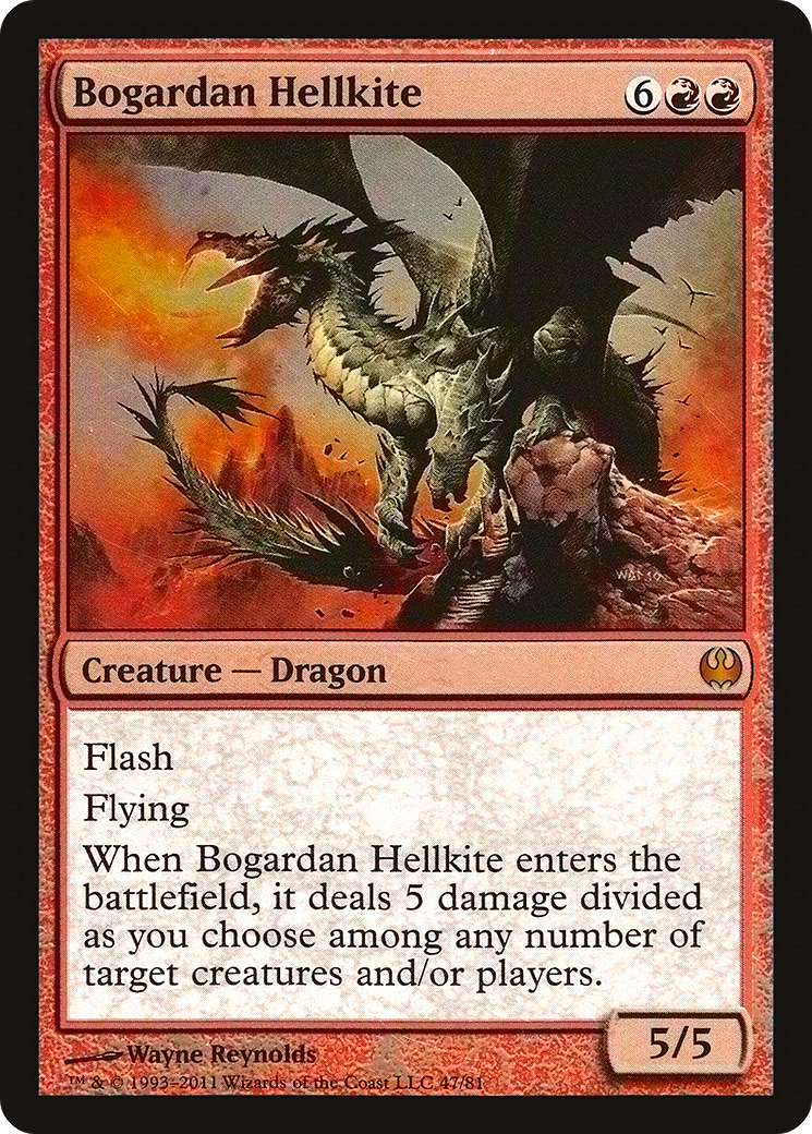 Bogardan Hellkite (047) Foil - Duel Decks: Knights vs. Dragons