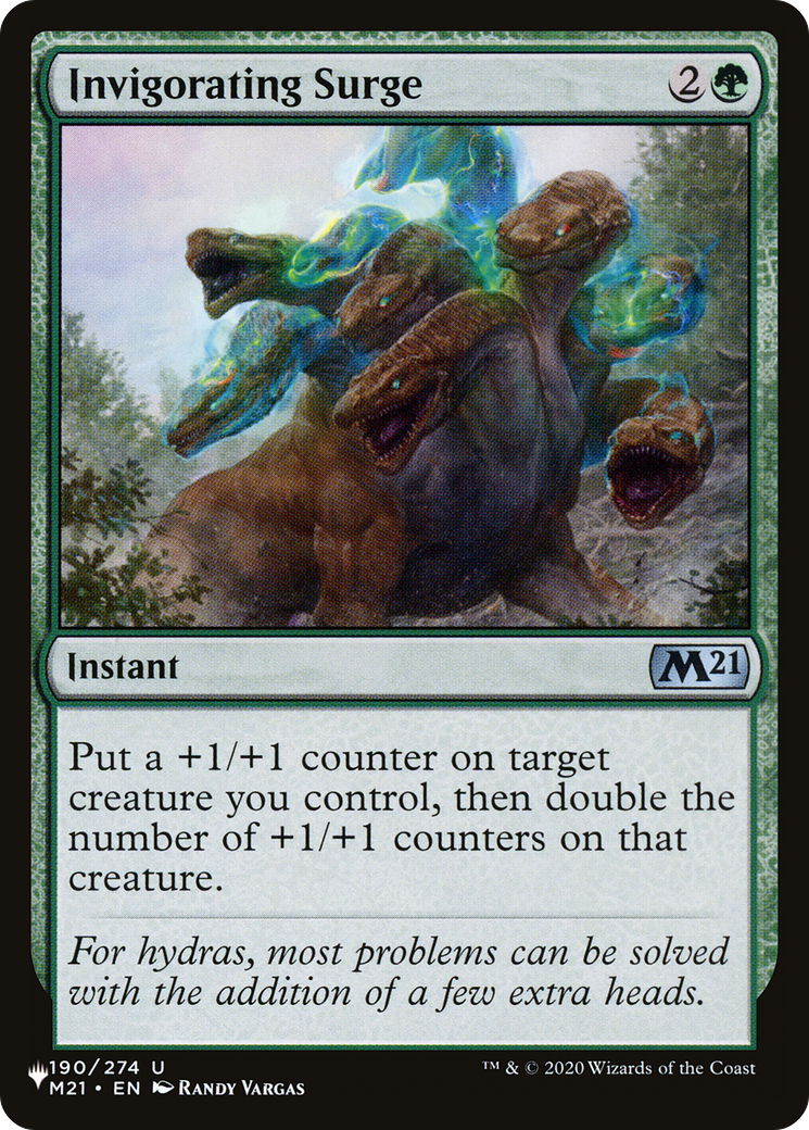 Invigorating Surge (M21-190) - The List