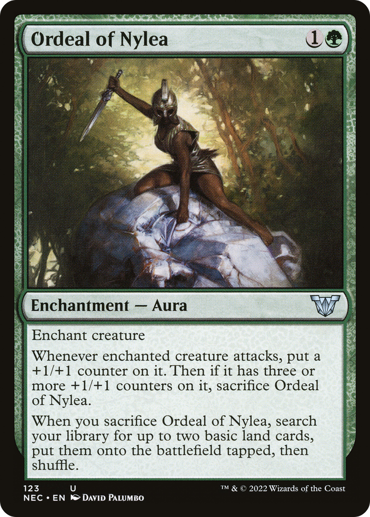 Ordeal of Nylea (123) - Neon Dynasty Commander
