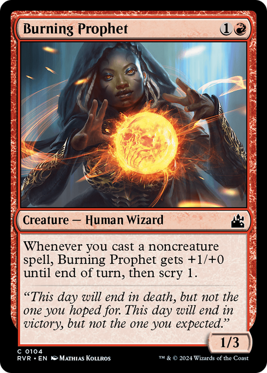 Burning Prophet [Ravnica Remastered] Foil