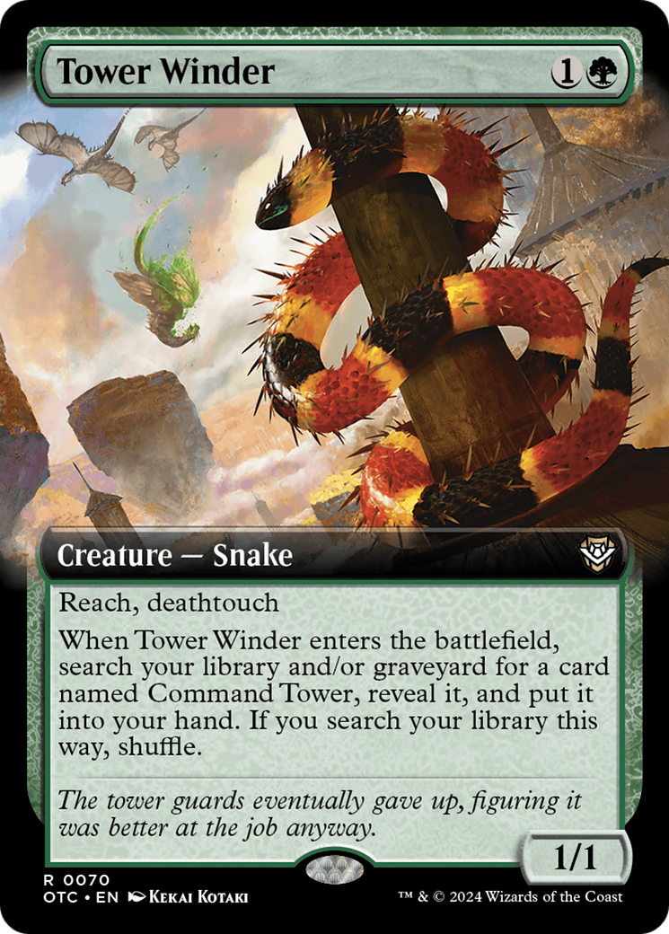Tower Winder (Extended Art) [Outlaws of Thunder Junction Commander] | Silver Goblin