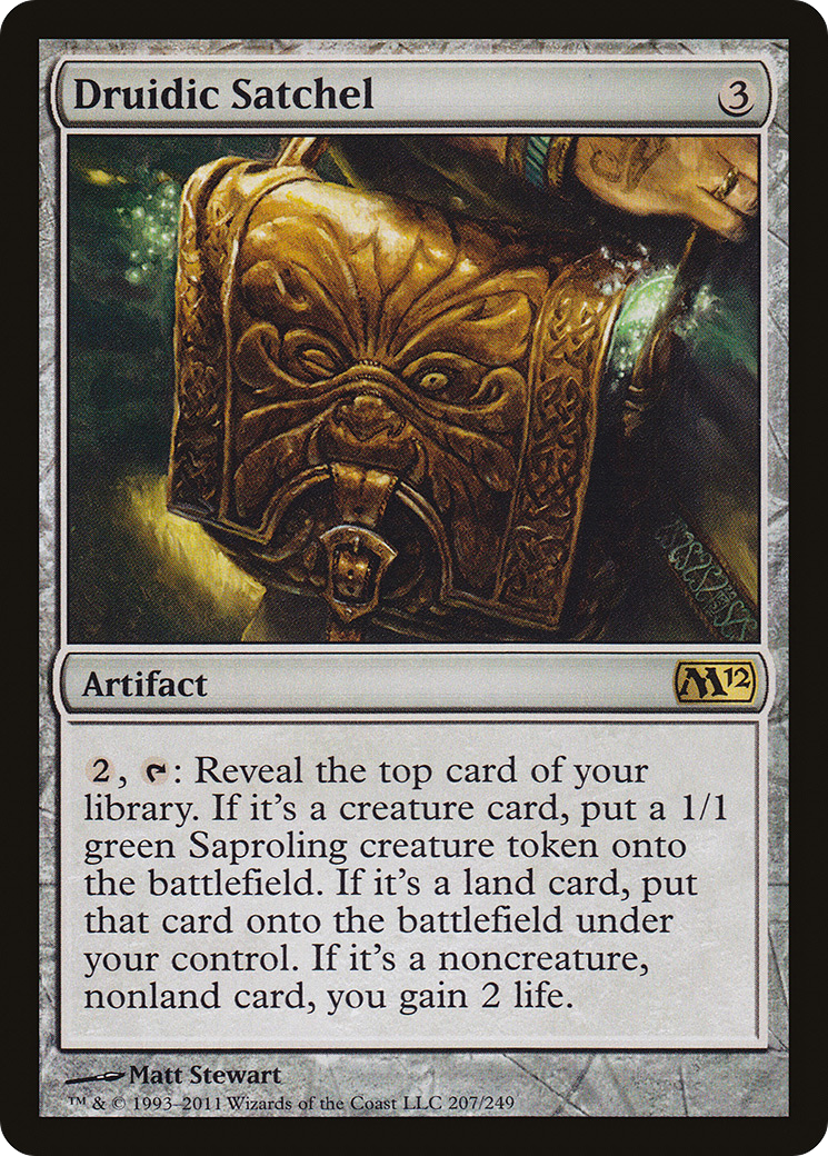 Druidic Satchel (207) Foil - Magic 2012