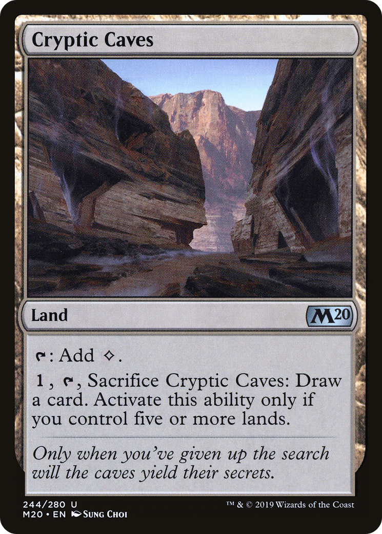 Cryptic Caves (244) - Core Set 2020