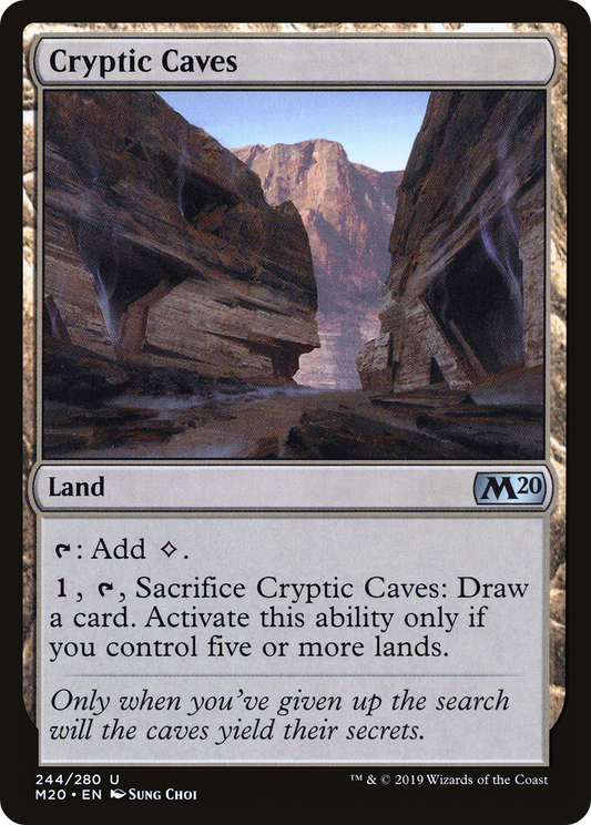 Cryptic Caves (244) - Core Set 2020