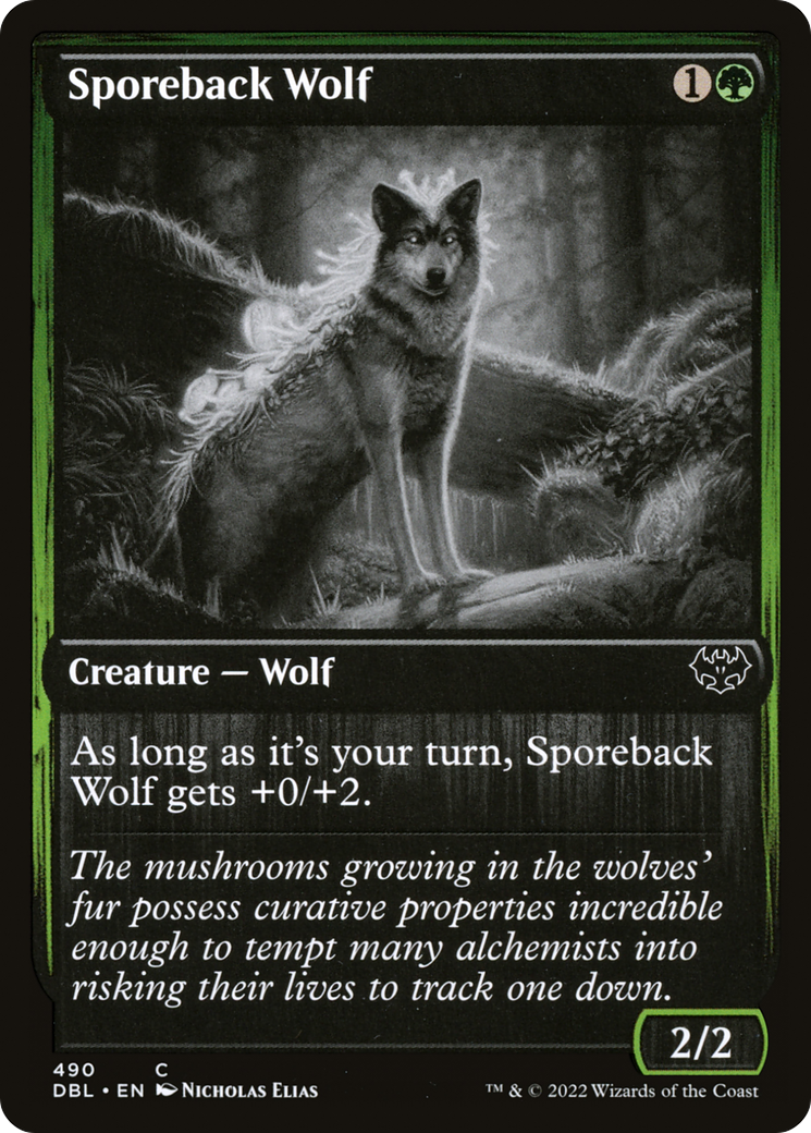 Sporeback Wolf (490) - Innistrad: Double Feature