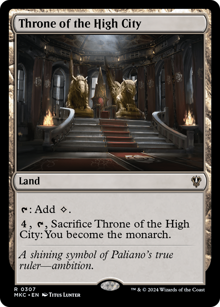Throne of the High City (307) - Murders at Karlov Manor Commander