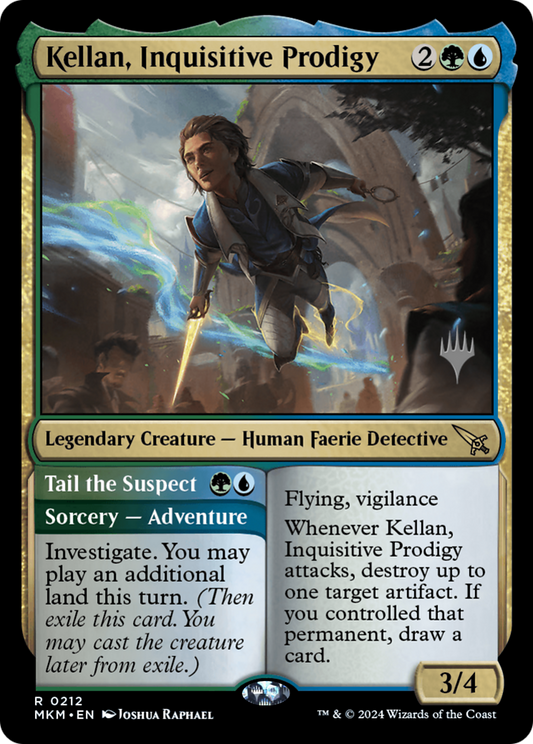 Kellan, Inquisitive Prodigy (212) Foil - Murders at Karlov Manor Promos