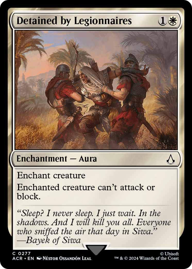 Detained by Legionnaires (277) Foil - Assassin's Creed