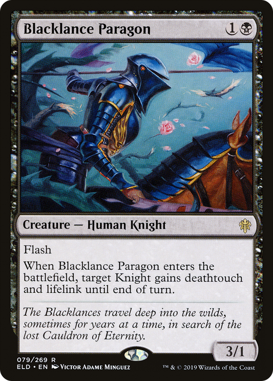 Blacklance Paragon [Throne of Eldraine] Foil