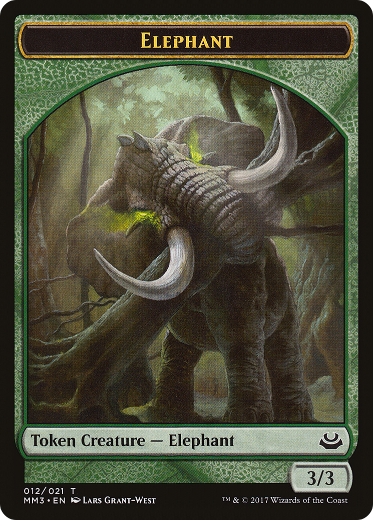 Elephant Token [Modern Masters 2017 Tokens] | Silver Goblin