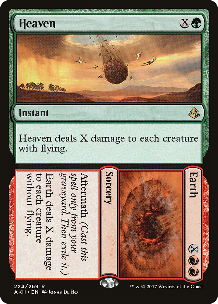 Heaven // Earth (224) Foil - Amonkhet