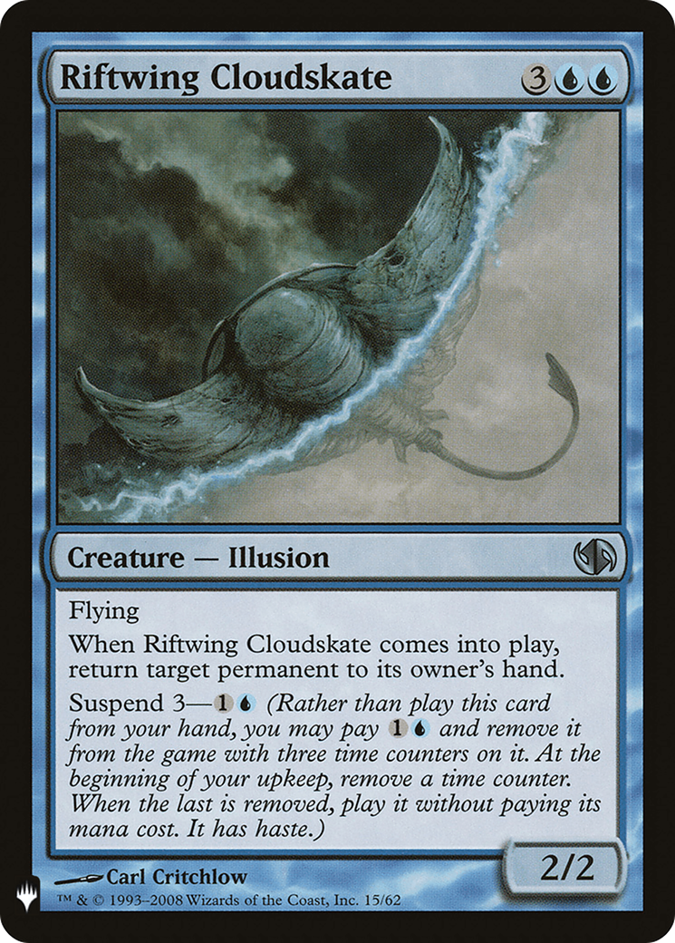 Riftwing Cloudskate (DD2-15) - The List