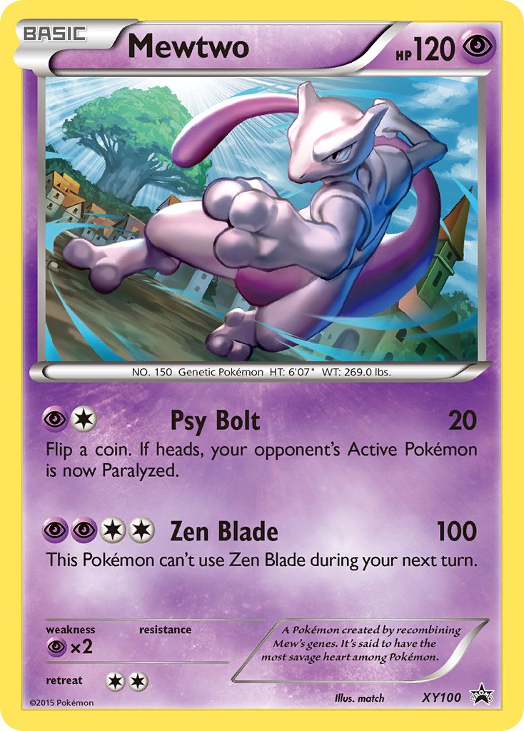 Mewtwo (XY100) [XY: Black Star Promos] | Silver Goblin