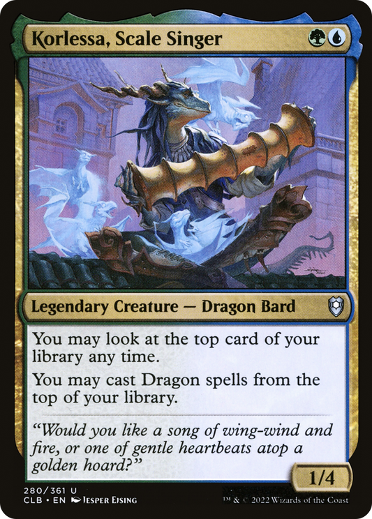 Korlessa, Scale Singer (280) - Commander Legends: Battle for Baldur's Gate