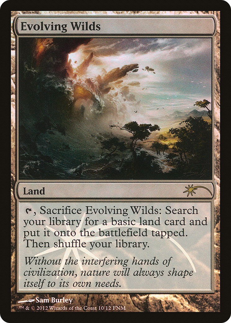 Evolving Wilds (010) Foil - Friday Night Magic 2012