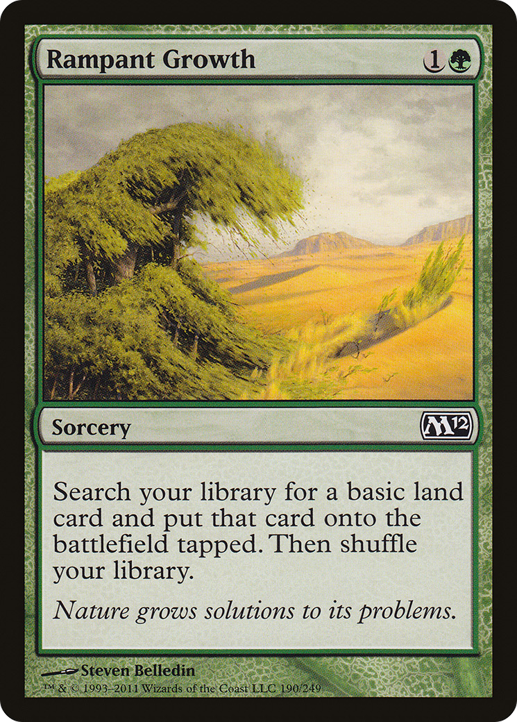 Rampant Growth (190) Foil - Magic 2012