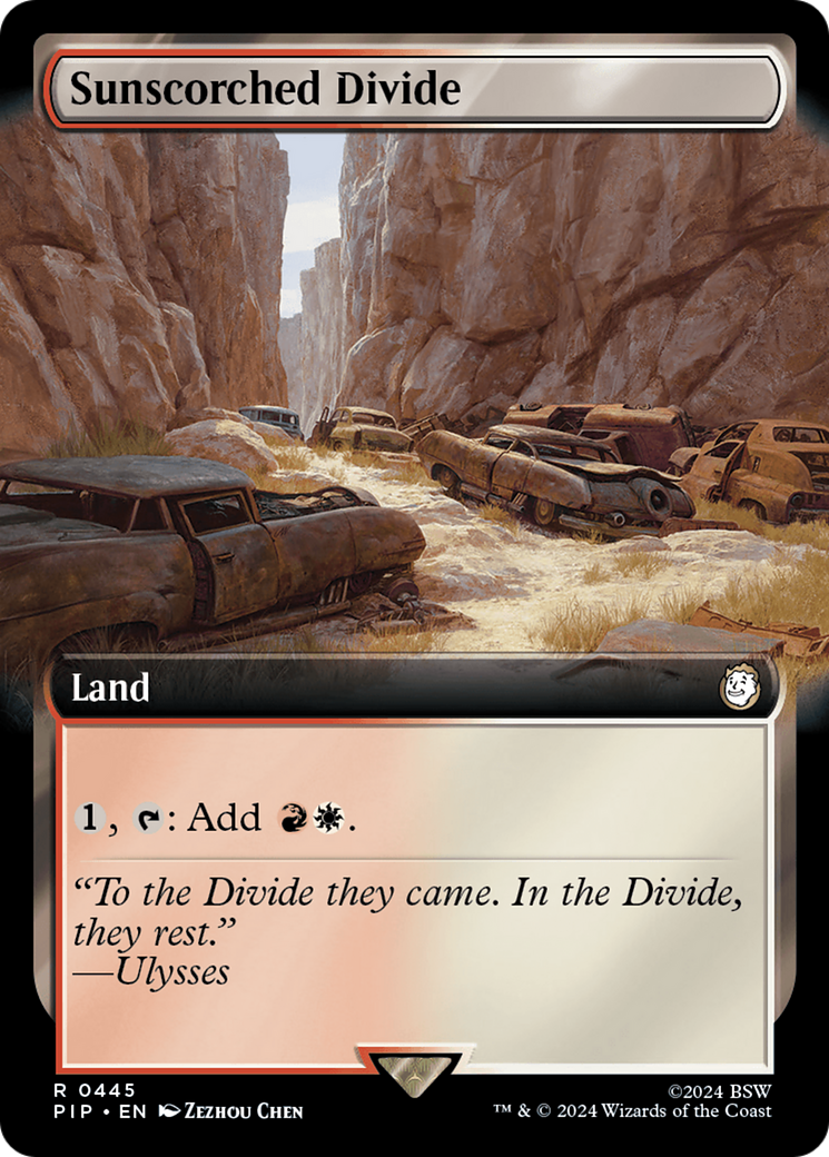 Sunscorched Divide (Extended Art) (445) Foil - Fallout