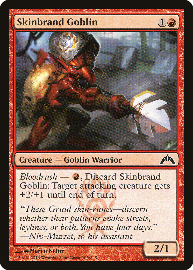 Skinbrand Goblin (105) Foil - Gatecrash