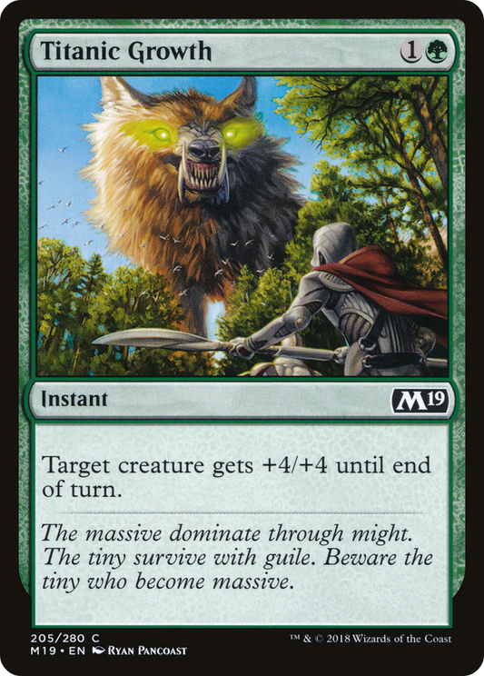 Titanic Growth [Core Set 2019] Foil