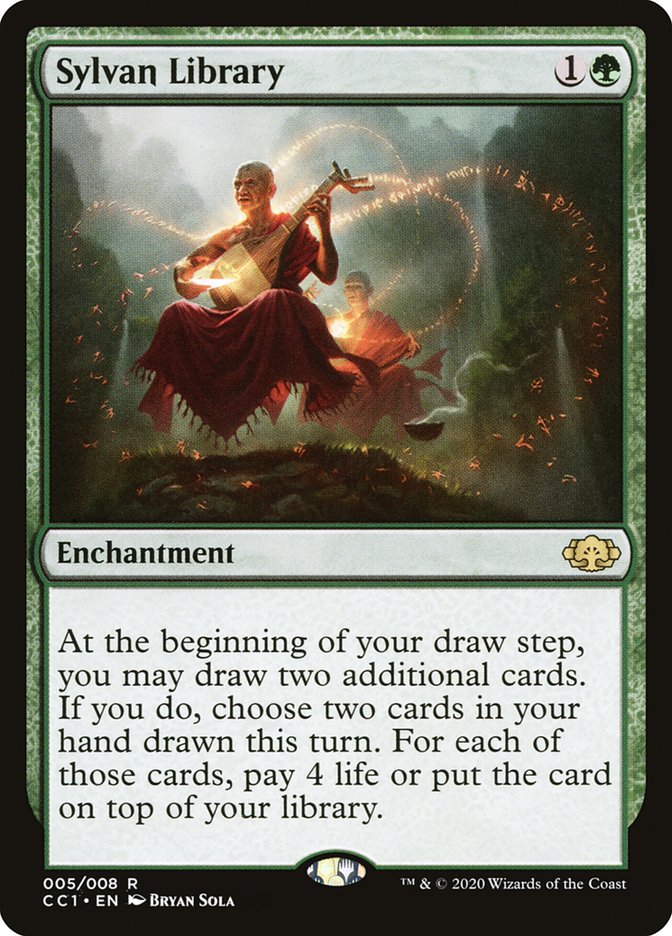 Sylvan Library [Commander Collection: Green] | Silver Goblin