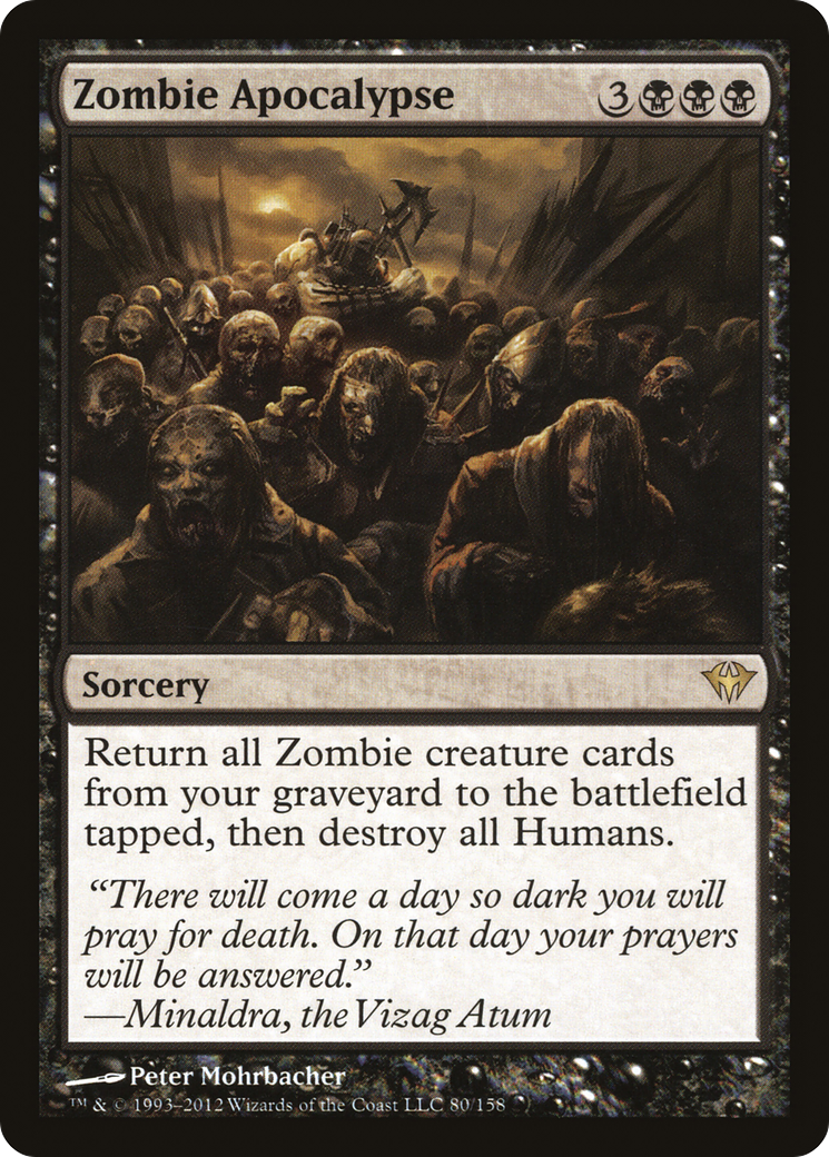 Zombie Apocalypse (080) Foil - Dark Ascension